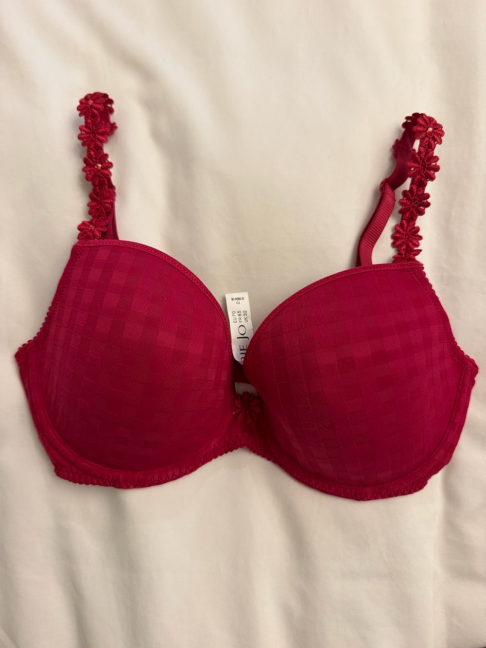 Marie Jo Red Underwire Bra NWOT